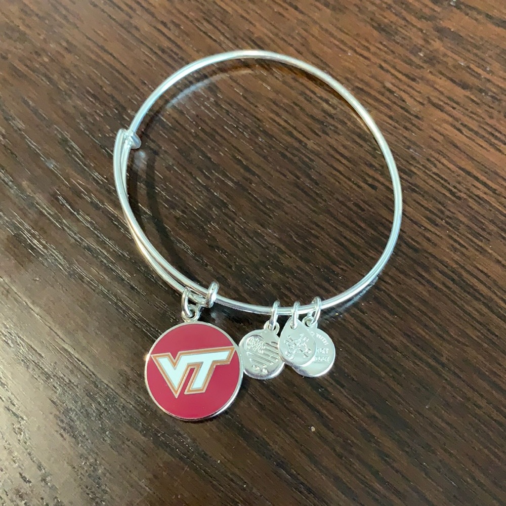 Alex and Ani Virginia Tech charm bracelet